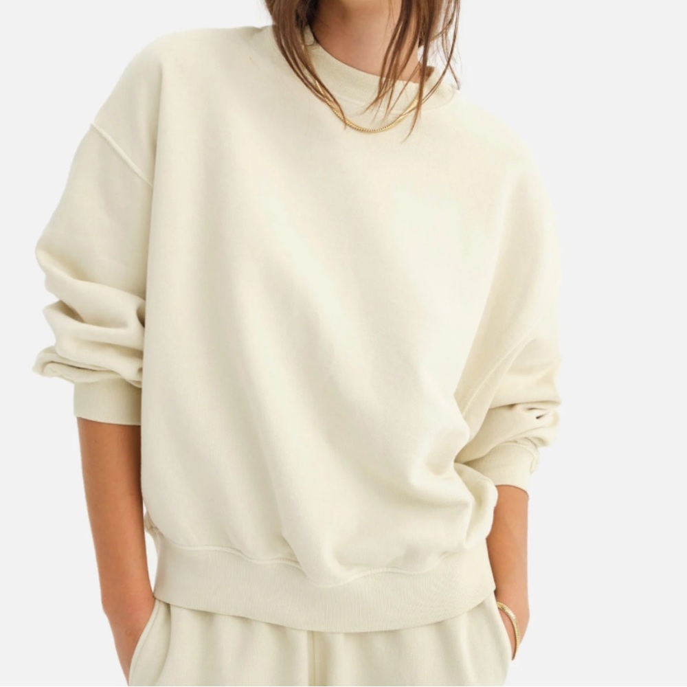 MATE the Label Cream Sweatshirt